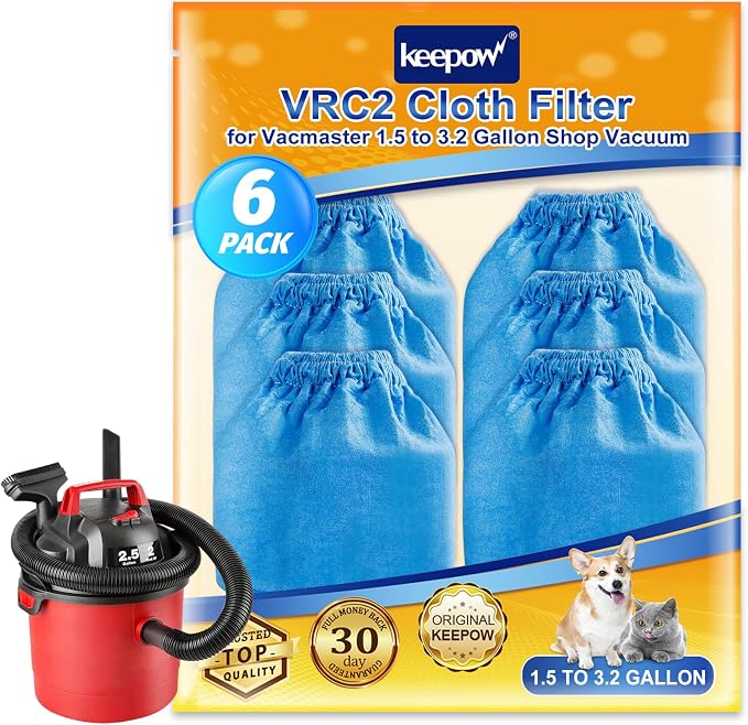 KEEPOW 1.5–3.2 Gallon Cloth Filter Compatible by KEEPOW