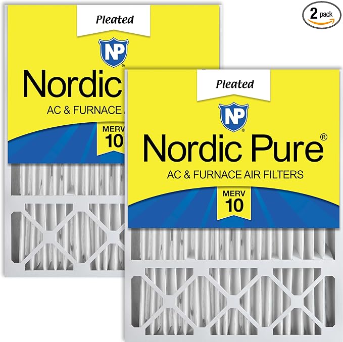 Nordic Pure 20x25x5 Lennox X6673 X6675 Replacement MERV 10 Air Filters 2 Pack by NordicPure