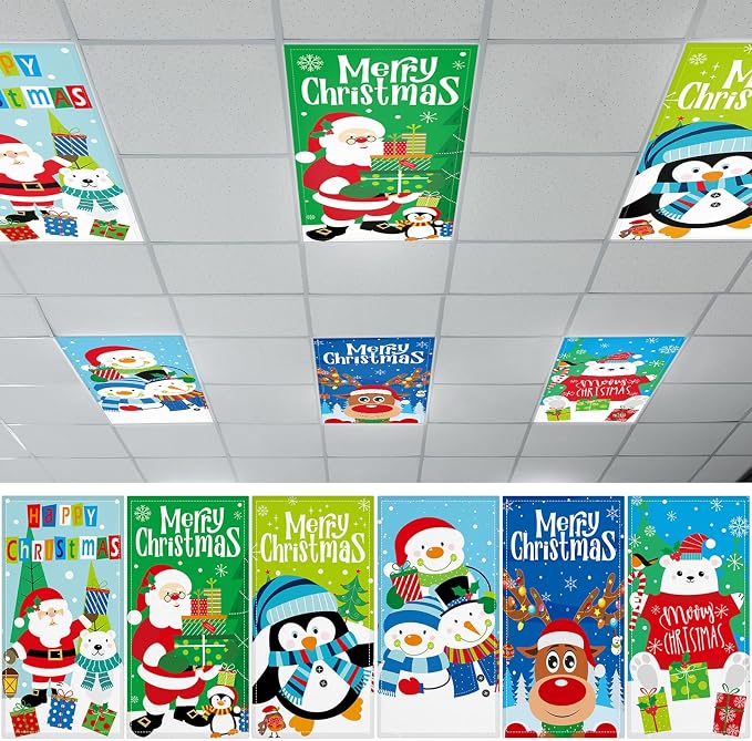6 Pack Fluorescent Light Covers by Wiooffen
