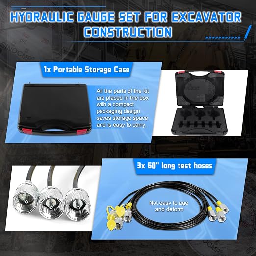 SINOCMP Hydraulic Pressure Test Kit - Image 4