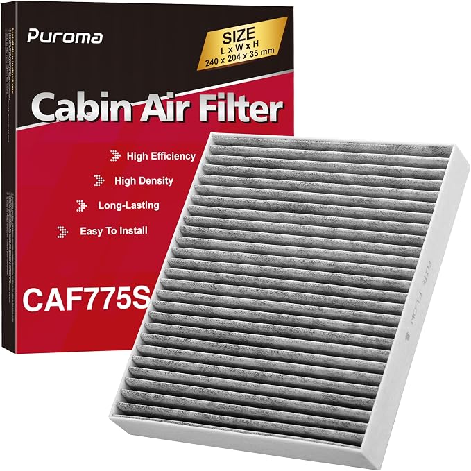 Puroma Cabin Air Filter with Activated Carbon, Replacement by Puroma