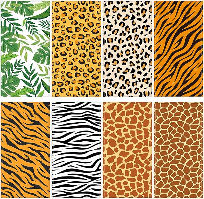 8Pcs Safari Animal Fluorescent Light Covers by Wiooffen