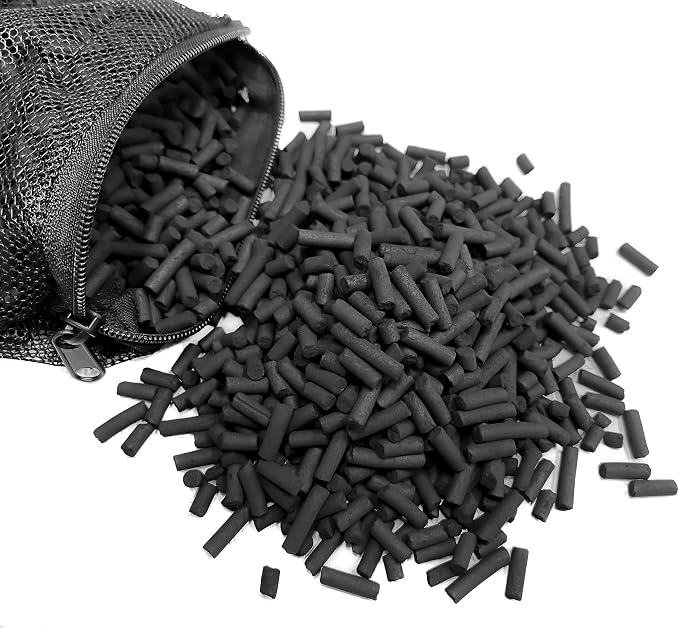 Wave Point Premium Virgin Activated Carbon Charcoal Pellets in Media Bag by Wave+Point