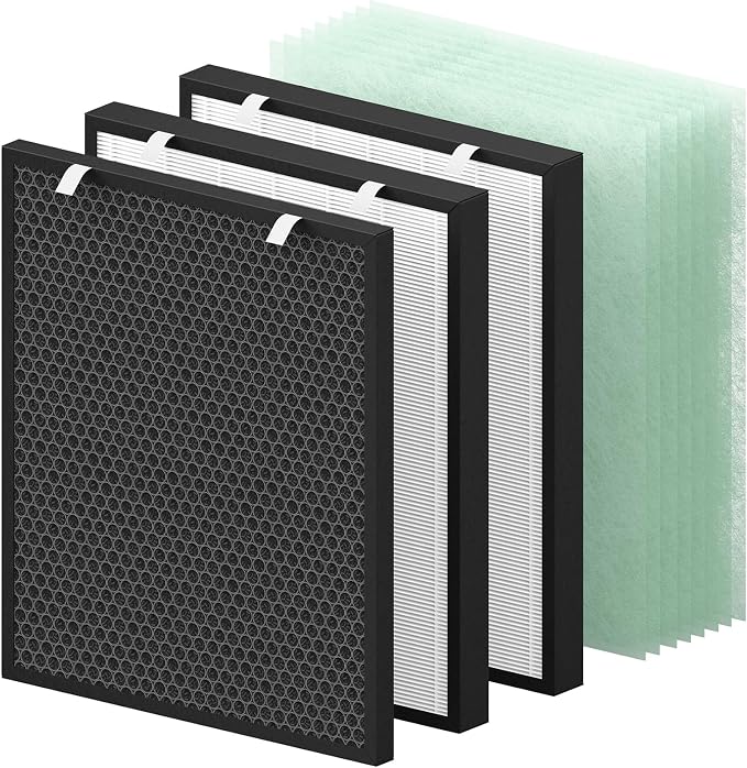 Air400 Replacement Filter for Bissell Air400, 2 H13 True HEPA and 1 Activated by FMDZFL