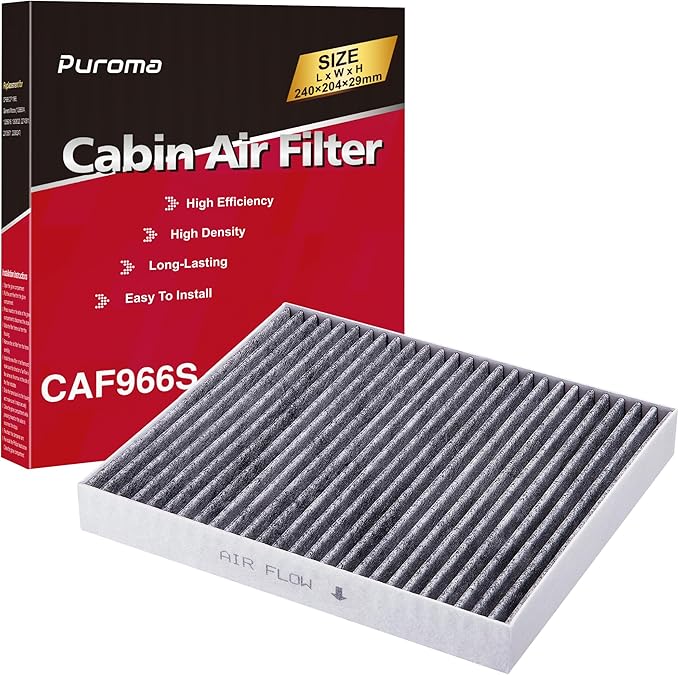 Puroma Cabin Air Filter with Activated Carbon, Replacement by Puroma