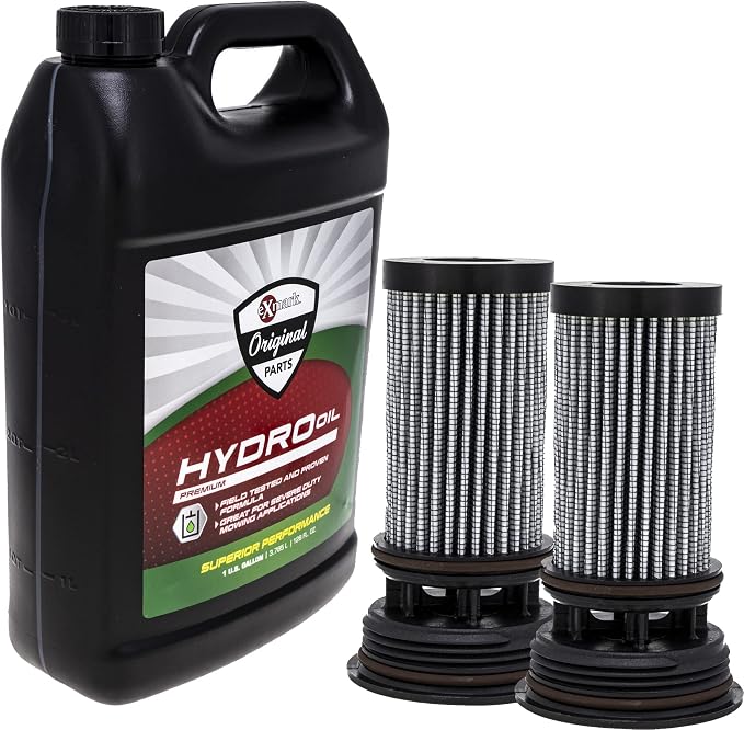 Exmark Hydraulic Oil 1 Gallon and Filter Kit Lazer Z AS E S X Z Series Next - Image 2
