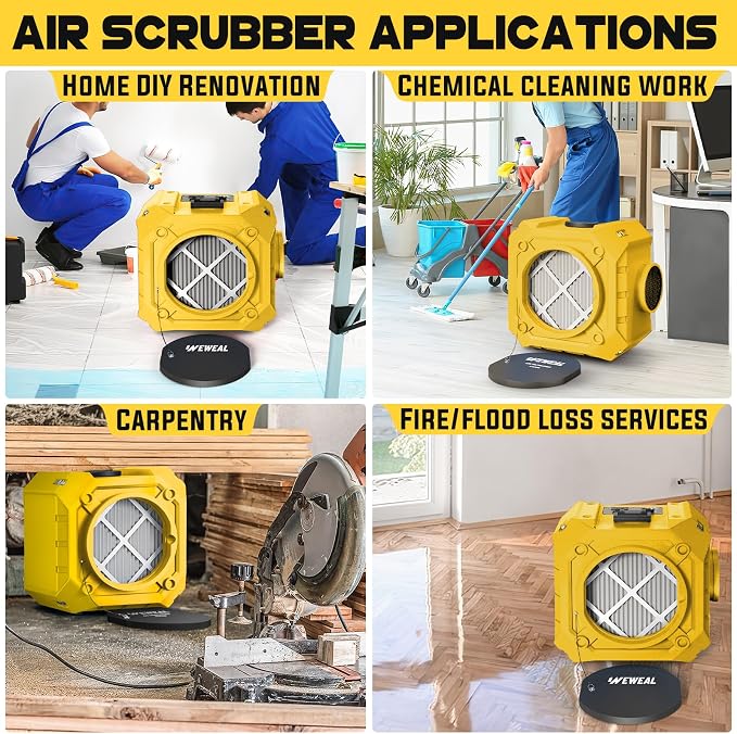 Commercial Air Scrubber, Negative Air Machine - Image 8