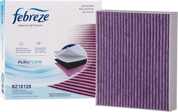 Febreze Odor Control Cabin Air Filter by PUREFLOW RZ18128 Fits 2022-2026 by Febreze