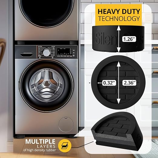 Silent Guys Heavy Duty Anti Vibration Pads - Image 2
