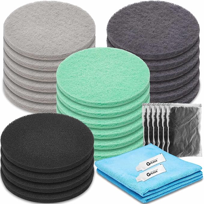 26 Pcs Canister Filter Media Replacement Kit Compatible by Threlaco