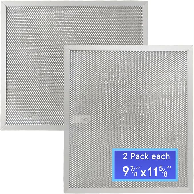 2-Pack upgraded 97007894 kitchen vent hood filter 9.9" x 11.7" x 0.38" Fit by Unknown