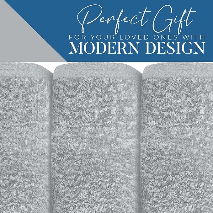 DAN RIVER Pack of 1 Bath Sheet 40x80 Inches, Extra Large Oversized Bath Towels, Thick Absorbent Hotel Bath Towels - Highrise