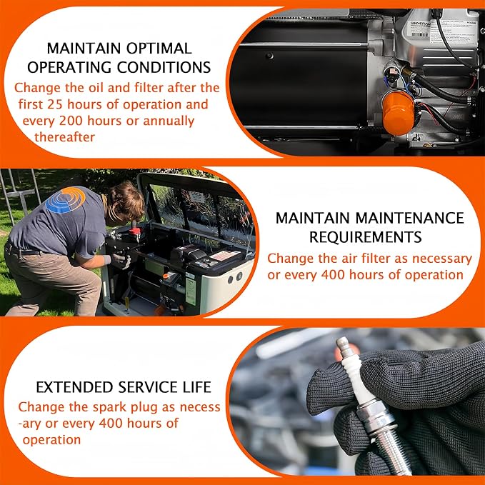 6485 Maintenance Kit 2-Pack for 16-26kW Air Cooled Standby Generators | Double - Image 7