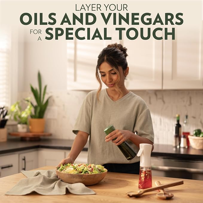 FLAIROSOL OLIVIA Oil Sprayer for Cooking, 200ml Glass Olive Oil Sprayer - Image 5