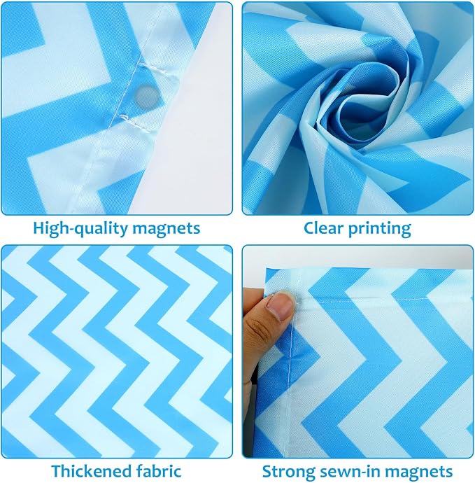 QOUBAI 6PCS Fluorescent Light Covers, 4x2 Feet Magnetic Light Cover Fluorescent - Image 3