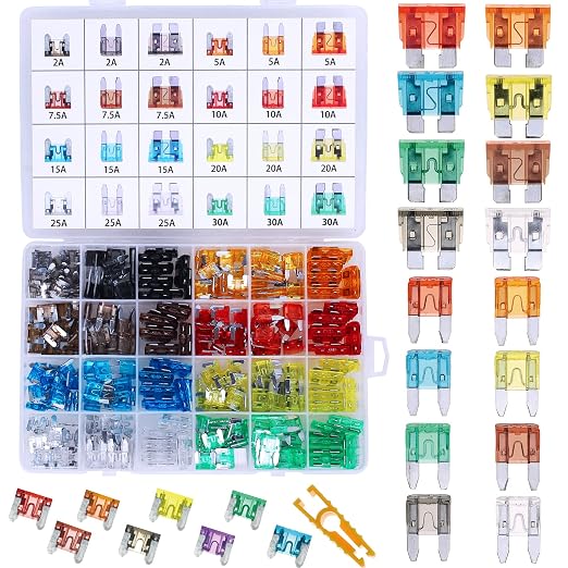 288 Pieces Car Fuses Assortment Kit by Winlyn