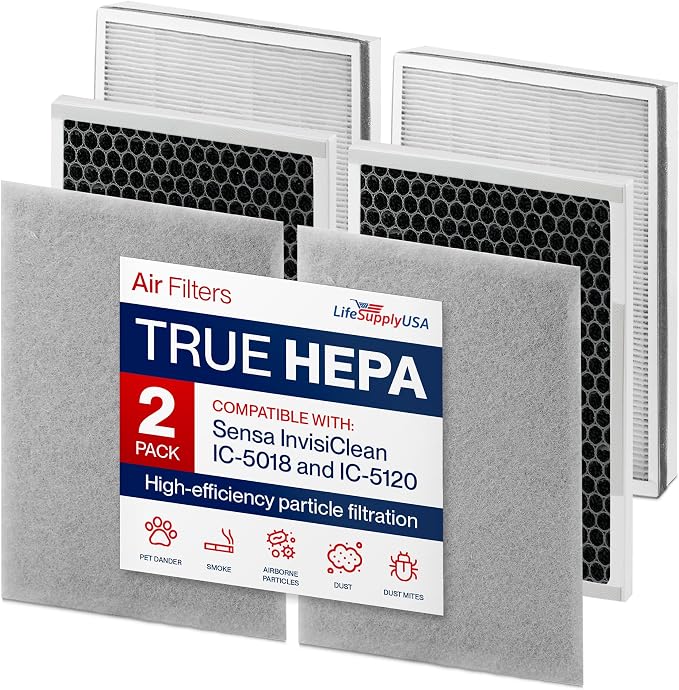 IC-5018F / IC-5120F Filter Replacement Compatible by LifeSupplyUSA