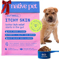 GutWell Itchy Skin - Dog Itching Skin Relief & Seasonal Allergy Itch Relief for Dogs - Promotes Skin Hydration, Elasticity & Healthy Barrier with Triple-biotic Blend, Zinc, & Vitamin E - 60 Scoops