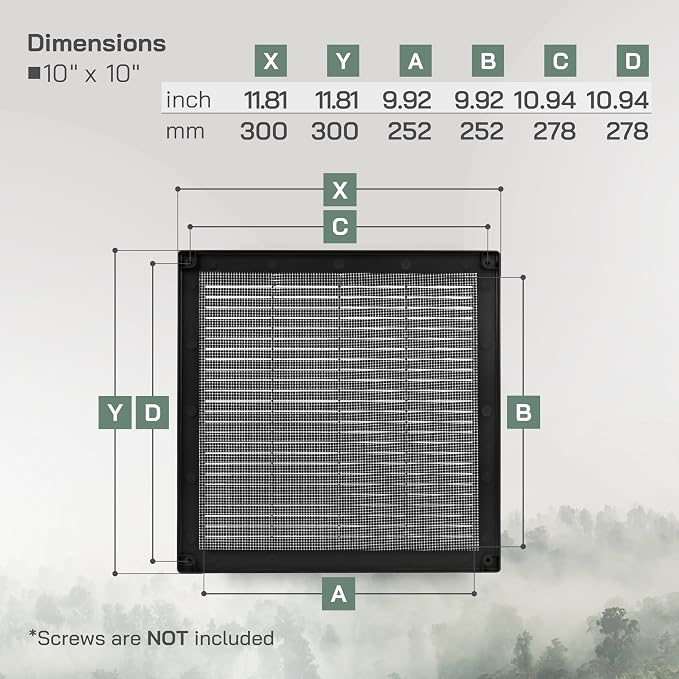 Vent Systems 10" x 10" Inch - Image 2