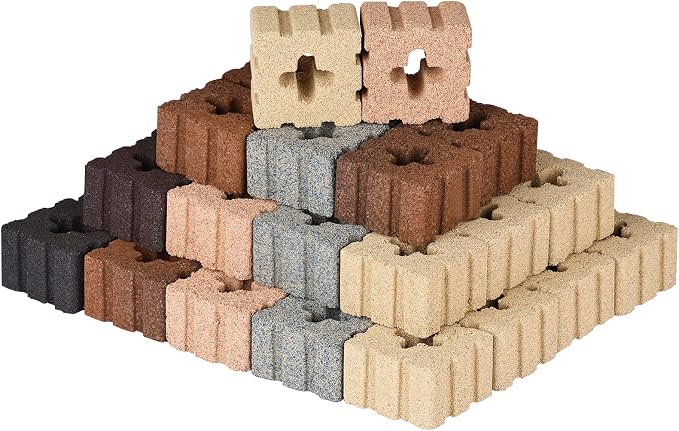 RealPlus Aquarium Filter Media 40pcs Bio Ceramic Brick by RealPlus