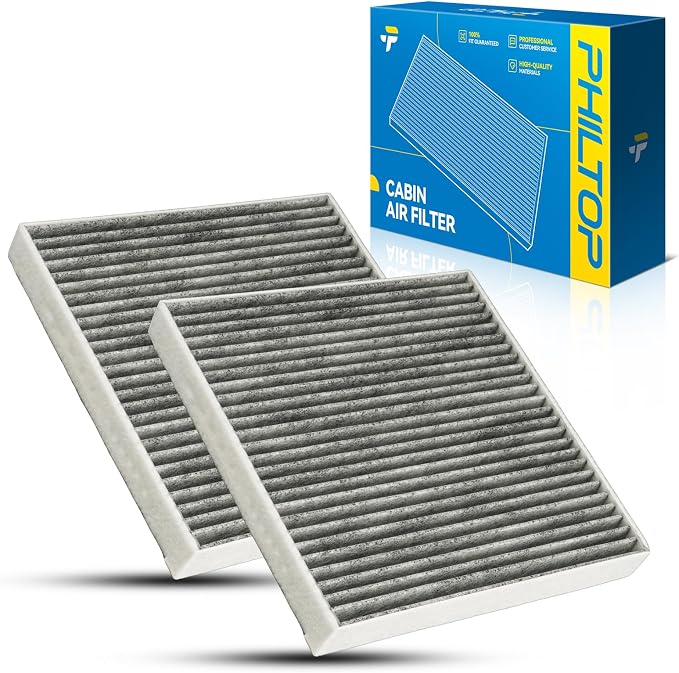 PHILTOP Cabin Air Filter w/Activated Carbon, Compatible by PHILTOP