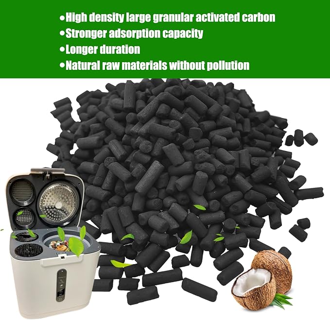 Odor Absorbing Carbon Refills for Fylecen Kitchen Smart Compost Bin, - Image 2
