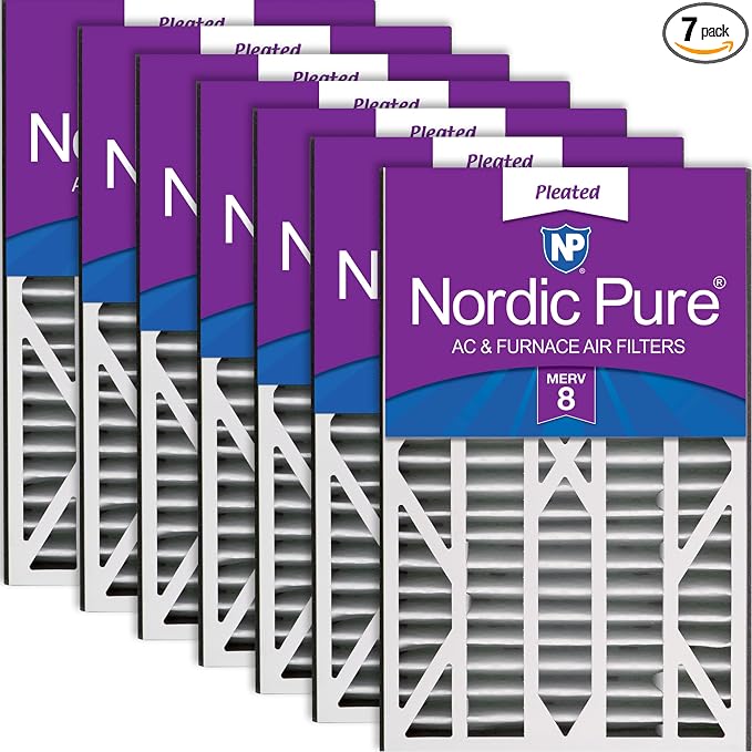 Nordic Pure 16x25x3 MERV 8 Trion Bear Cub 255649-101 Replacement Pleated AC by NordicPure