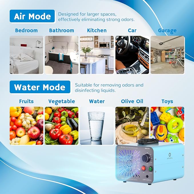 Airthereal Bundle | MA25L Water Ozone Generator and Spare Ozone Plate Filter - Image 4