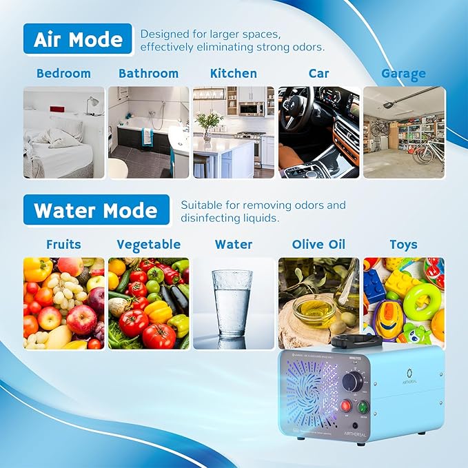 Airthereal Bundle | MA25L Ozone Generator and 4 Tubes and Diffuser Stones - Image 4