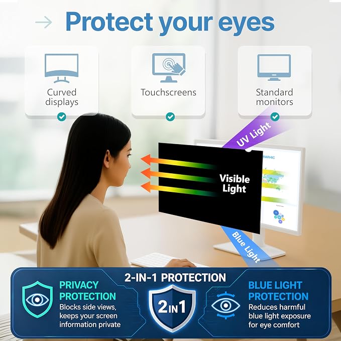 VINTEZ 23 Inch 16:9 Privacy Screen - Image 6