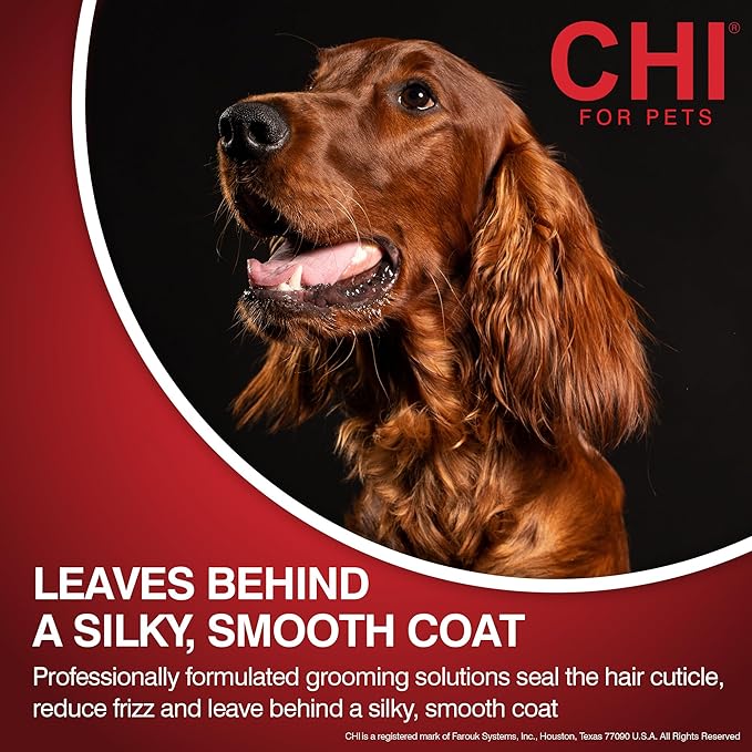 CHI for Dogs Tearless Puppy Shampoo - Gentle Dog Wash for Young Coats - Best Mild Formula for Puppies - Sulfate and Paraben Free - pH Balanced - Made in USA, 16 Fl Oz