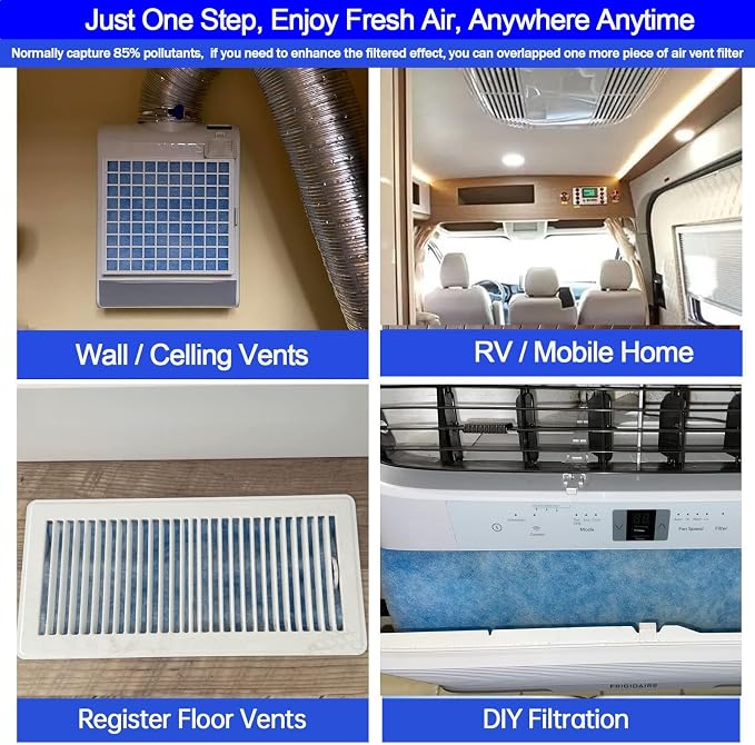 Air Vent Filters, MERV 8 Electrostatic Air Vent Filter - Image 6