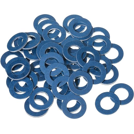 Mudder 200 Pieces Aluminum Engine Transmission Fluid Oil Crush Washers Drain by Mudder
