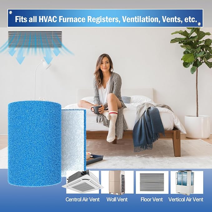 MERV 8 Triple Air Vent Filter, HVAC Vent, Compression Packing - Image 7