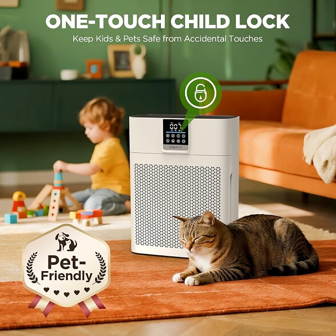 Air Purifiers for Home Large Room up to 2180 Sq Ft, DBFIT HEPA Air Purifier - Image 9