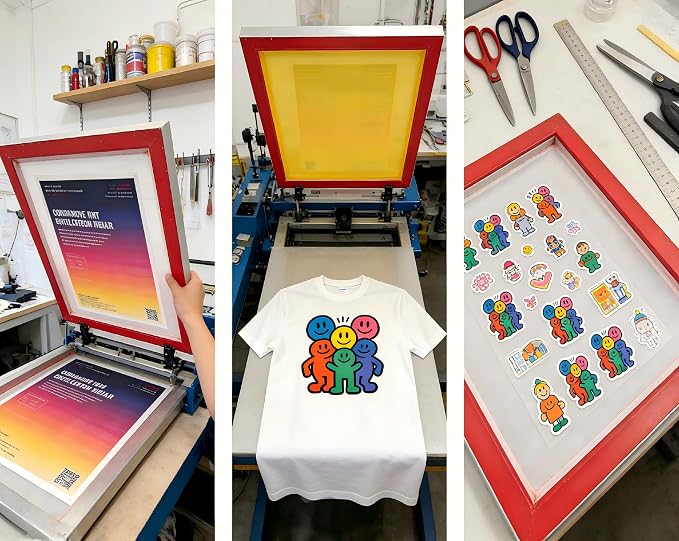 Aluminum Screen Printing Screens, 20 x 24 Inch Pre-Stretched Silk Screen Frames - Image 5