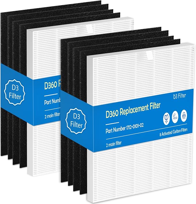 D360 Replacement Filter D3 Compatible by TOMORAL