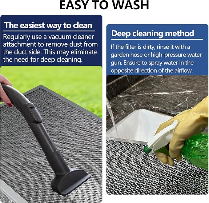 16x25x4 Resuable & Washable Electrostatic Air Filter Allergen Defense, MERV 8 - Image 5