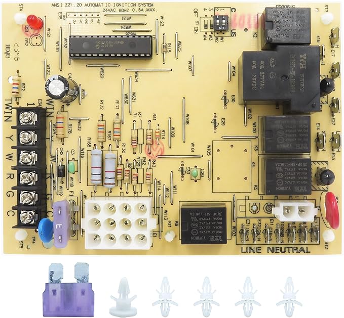 Furnace Control Board 50A55-743, Replacement by DDORUU