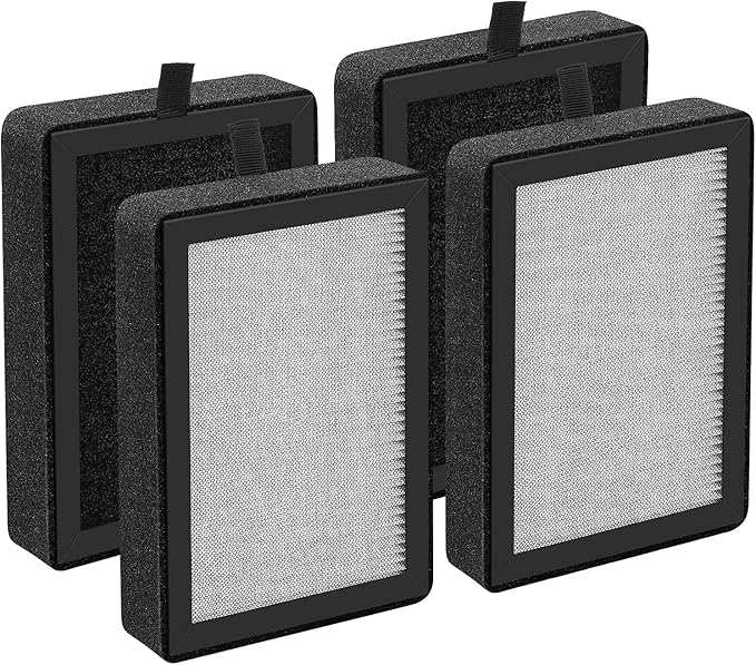 4 Pack LV-H128 Replacement Filter Compatible by isinlive