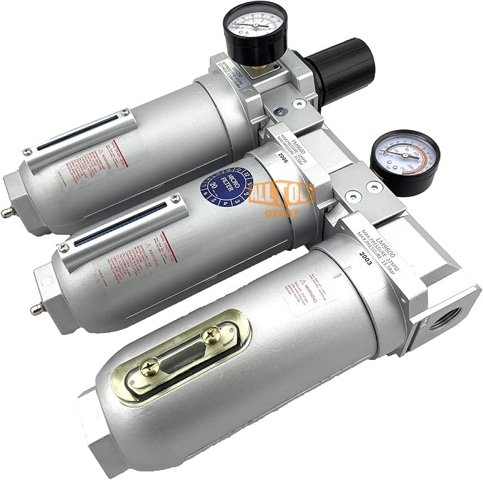 1" NPT SUPER DUTY Industrial Grade Filter Regulator Coalescing Desiccant Dryer - Image 3