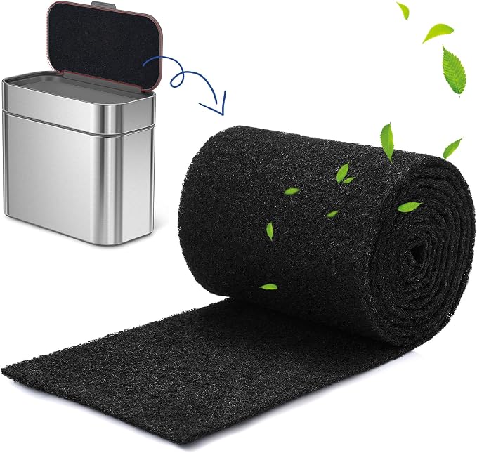 Square Compost Bin Charcoal Filters 78.7 x 5.5 Inch, Activated Carbon Filter by Unknown