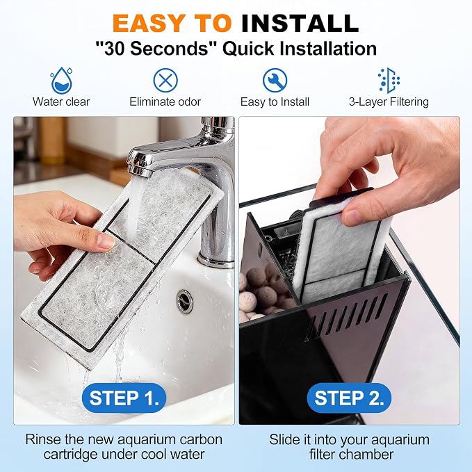 2 Pack Replacement Carbon D Filter Cartridges Compatible - Image 6