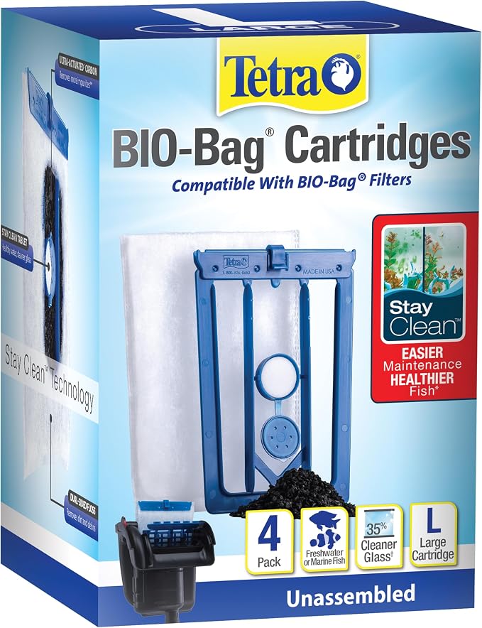 Tetra Whisper Bio-Bag with Stay Clean, Large Filter Cartridges by Tetra