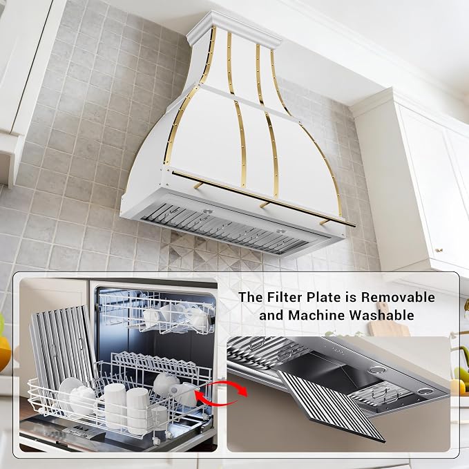 CHETTO C Stainless Steel Range Hood Cover - Image 4
