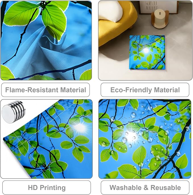 4 Pack 2x4 FT Magnetic Fluorescent Light Covers, Ceiling Light Filters - Image 3