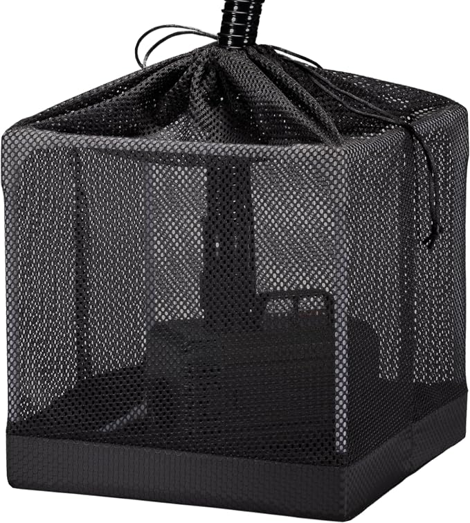 Fineday Pond Filter, Anti-Clogging Cube Outdoor Mesh Water Pump Barrier Bag Box by Unknown