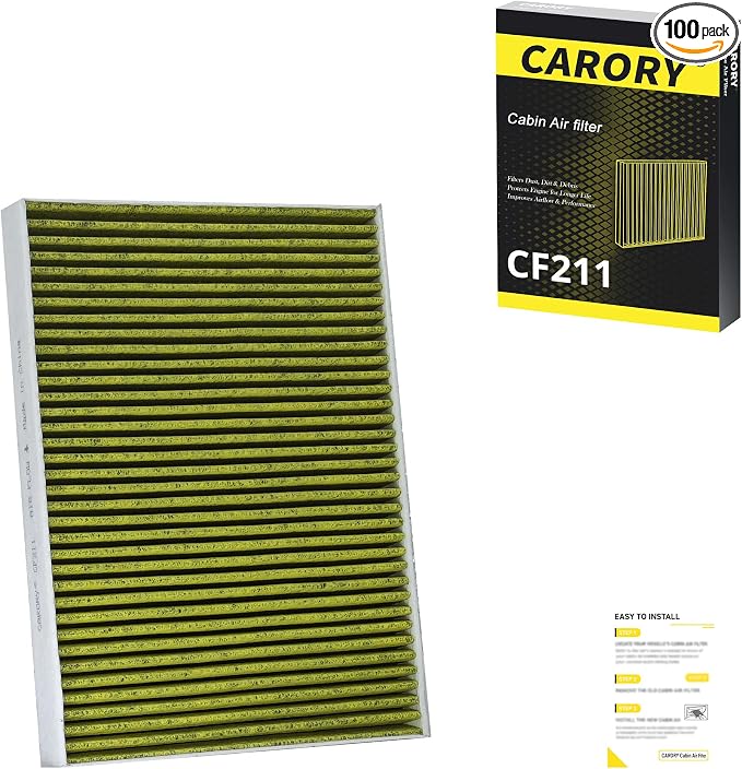 CARORY Cabin Air Filter w/Activated Carbon by Carory