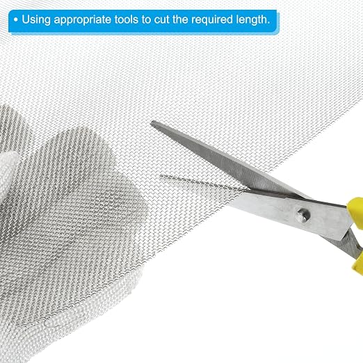 PATIKIL 40" L x 16" W Woven Wire Mesh, 26 Mesh 304 Stainless Steel Air Vent - Image 4