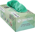 Arkwright Smart Rags in Box - (Pack of 50) Lint Free, Large Microfiber Cleaning Cloth, Scratch & Streak-Free, Dispensable Wash Towels for Cars, Kitchen, and Window Glass, Green